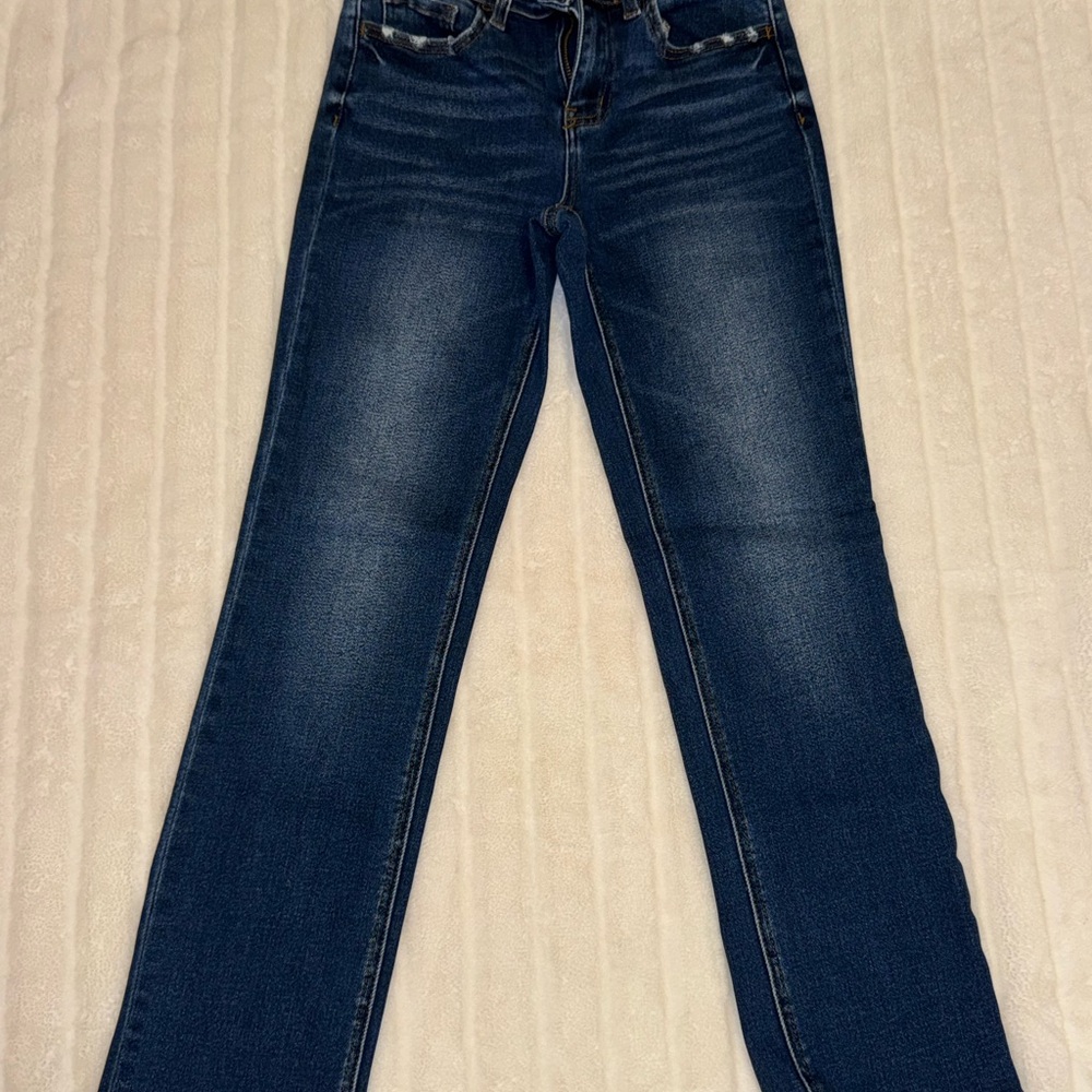 Flying Monkey Dark Blue Straight Leg Jeans Wild Oak Boutique